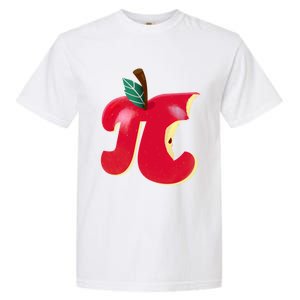 Apple Pi Day Funny Math Nerd Pie Teacher 3 14 Constant Gift Garment-Dyed Heavyweight T-Shirt