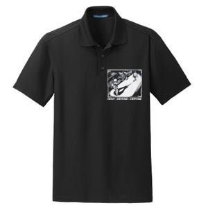 Assassination Print Deny Defend Depose Dry Zone Grid Polo