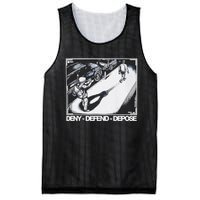 Assassination Print Deny Defend Depose Mesh Reversible Basketball Jersey Tank