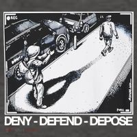 Assassination Print Deny Defend Depose Vector Backpack