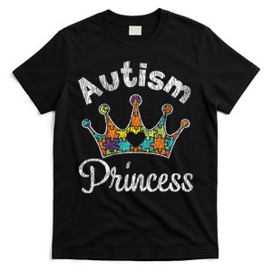 Autism Princess Daughter Family Autistic Awareness T-Shirt