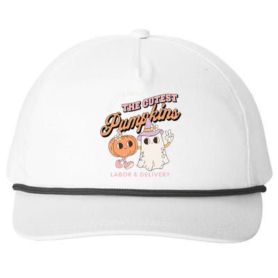 Adorable Pumpkin Delivery Halloween Costume Snapback Five-Panel Rope Hat