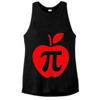 Apple Pi Day Funny Math Nerd Pie Teacher 3.14 Ladies PosiCharge Tri-Blend Wicking Tank