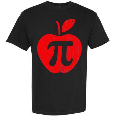 Apple Pi Day Funny Math Nerd Pie Teacher 3.14 Garment-Dyed Heavyweight T-Shirt