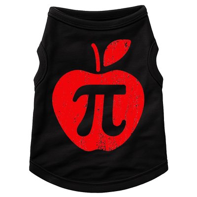 Apple Pi Day Funny Math Nerd Pie Teacher 3.14 Doggie Tank