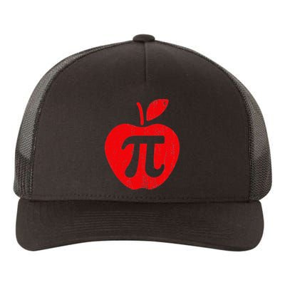 Apple Pi Day Funny Math Nerd Pie Teacher 3.14 Yupoong Adult 5-Panel Trucker Hat