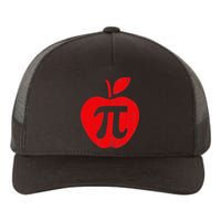 Apple Pi Day Funny Math Nerd Pie Teacher 3.14 Yupoong Adult 5-Panel Trucker Hat