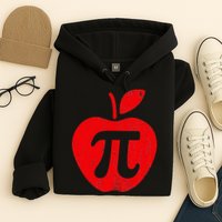 Apple Pi Day Funny Math Nerd Pie Teacher 3.14 Hoodie