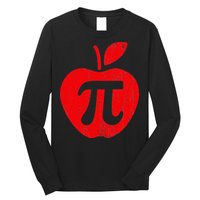 Apple Pi Day Funny Math Nerd Pie Teacher 3.14 Long Sleeve Shirt
