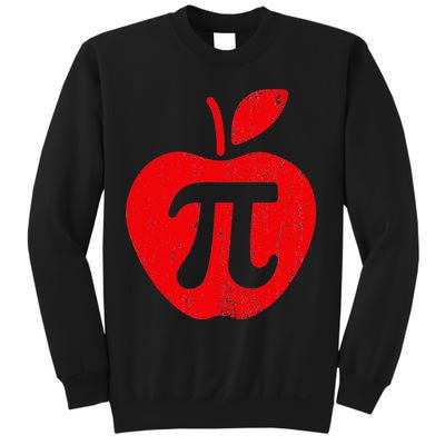 Apple Pi Day Funny Math Nerd Pie Teacher 3.14 Sweatshirt