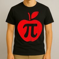 Apple Pi Day Funny Math Nerd Pie Teacher 3.14 T-Shirt