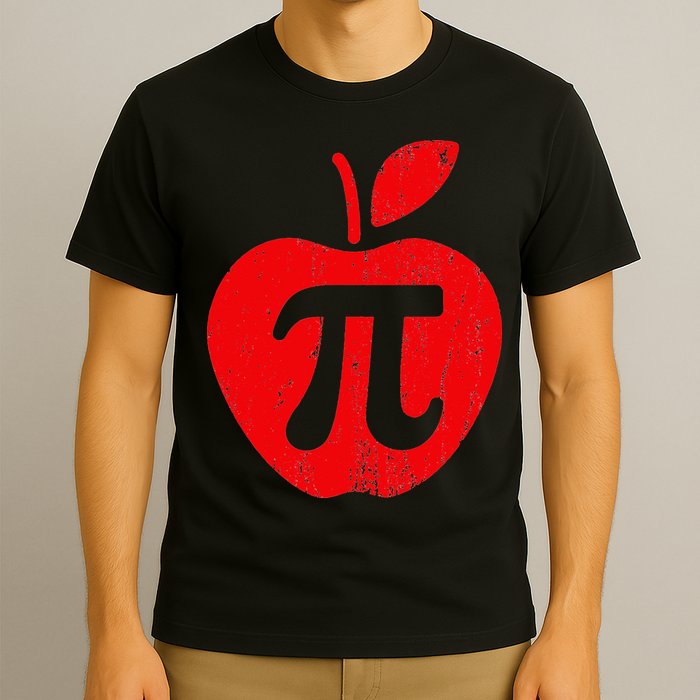 Apple Pi Day Funny Math Nerd Pie Teacher 3.14 T-Shirt