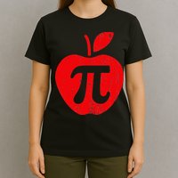 Apple Pi Day Funny Math Nerd Pie Teacher 3.14 T-Shirt