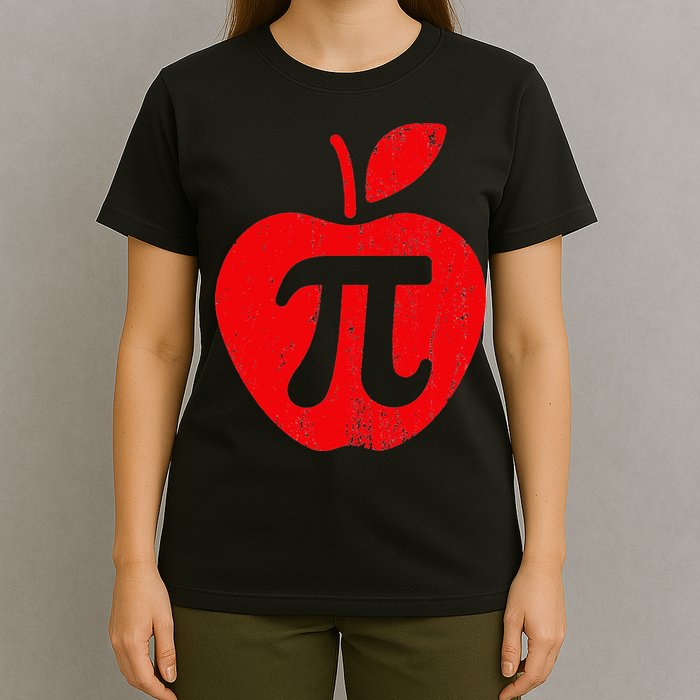 Apple Pi Day Funny Math Nerd Pie Teacher 3.14 T-Shirt