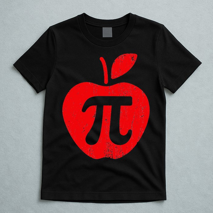 Apple Pi Day Funny Math Nerd Pie Teacher 3.14 T-Shirt