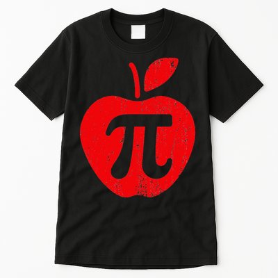 Apple Pi Day Funny Math Nerd Pie Teacher 3.14 Tall T-Shirt