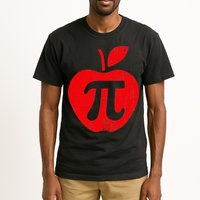 Apple Pi Day Funny Math Nerd Pie Teacher 3.14 Tall T-Shirt