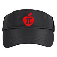 Apple Pi Day Funny Math Nerd Pie Teacher 3.14 Adult Drive Performance Visor