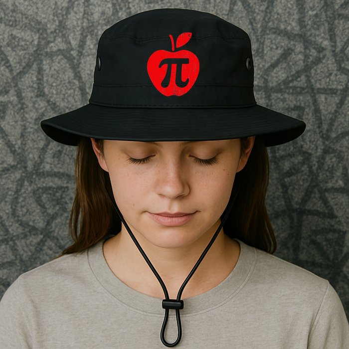 Apple Pi Day Funny Math Nerd Pie Teacher 3.14 Bucket Hat