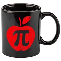 Apple Pi Day Funny Math Nerd Pie Teacher 3.14 11oz C Handle Ceramic Mug