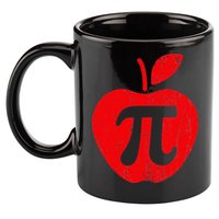 Apple Pi Day Funny Math Nerd Pie Teacher 3.14 11oz C Handle Ceramic Mug