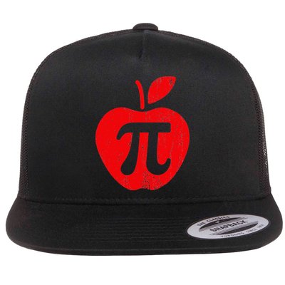 Apple Pi Day Funny Math Nerd Pie Teacher 3.14 Flatbill Hat