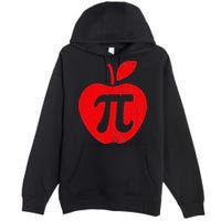 Apple Pi Day Funny Math Nerd Pie Teacher 3.14 Premium Pullover Hoodie