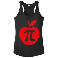 Apple Pi Day Funny Math Nerd Pie Teacher 3.14 Ladies PosiCharge Competitor Racerback Tank