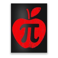 Apple Pi Day Funny Math Nerd Pie Teacher 3.14 Poster