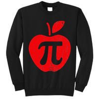 Apple Pi Day Funny Math Nerd Pie Teacher 3.14 Tall Sweatshirt
