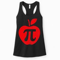 Apple Pi Day Funny Math Nerd Pie Teacher 3.14 Womens Tank Top