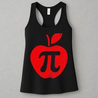 Apple Pi Day Funny Math Nerd Pie Teacher 3.14 Womens Tank Top