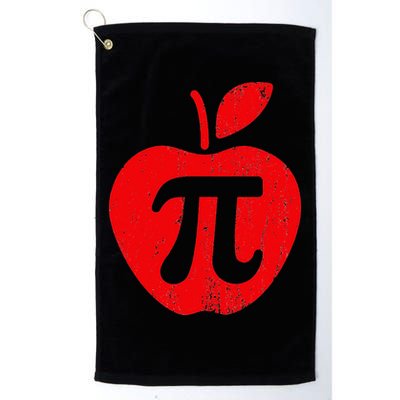 Apple Pi Day Funny Math Nerd Pie Teacher 3.14 Golf Towel