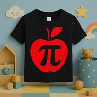 Apple Pi Day Funny Math Nerd Pie Teacher 3.14 Toddler T-Shirt