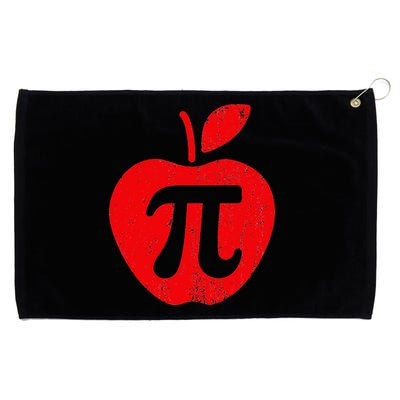 Apple Pi Day Funny Math Nerd Pie Teacher 3.14 Grommeted Golf Towel