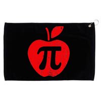 Apple Pi Day Funny Math Nerd Pie Teacher 3.14 Grommeted Golf Towel