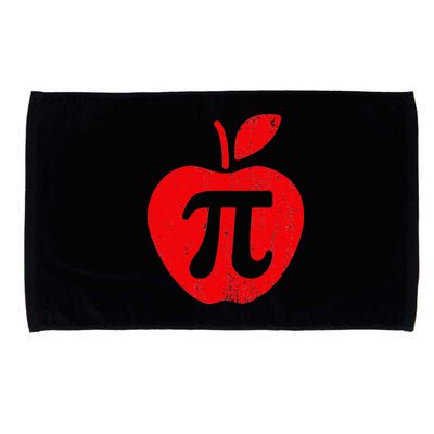 Apple Pi Day Funny Math Nerd Pie Teacher 3.14 Microfiber Hand Towel