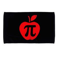 Apple Pi Day Funny Math Nerd Pie Teacher 3.14 Microfiber Hand Towel