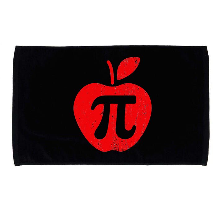 Apple Pi Day Funny Math Nerd Pie Teacher 3.14 Microfiber Hand Towel