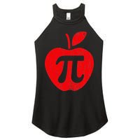 Apple Pi Day Funny Math Nerd Pie Teacher 3.14 Women's Perfect Tri Rocker Tank