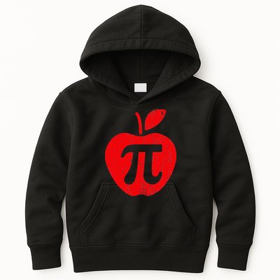 Apple Pi Day Funny Math Nerd Pie Teacher 3.14 Kids Hoodie