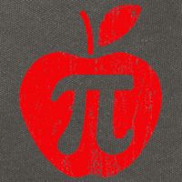 Apple Pi Day Funny Math Nerd Pie Teacher 3.14 Cotton Canvas Backpack
