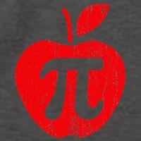 Apple Pi Day Funny Math Nerd Pie Teacher 3.14 Vector Backpack
