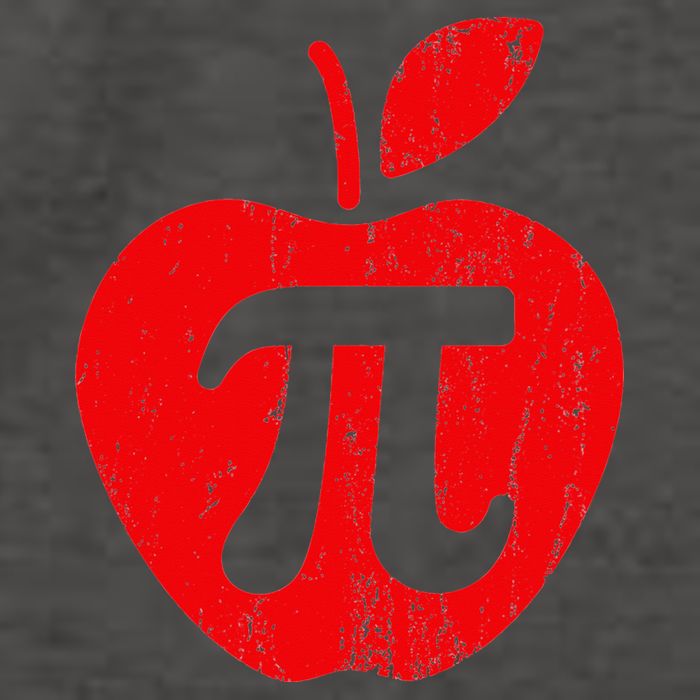 Apple Pi Day Funny Math Nerd Pie Teacher 3.14 Vector Backpack