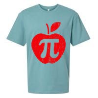 Apple Pi Day Funny Math Nerd Pie Teacher 3.14 Sueded Cloud Jersey T-Shirt