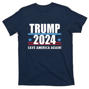 American President Donald Trump 2024 Election Save America Again T-Shirt