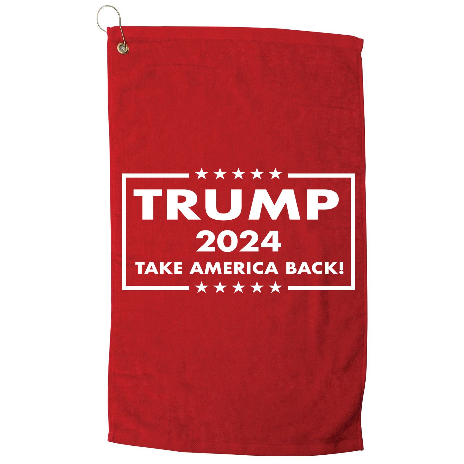 American President Donald Trump 2024 Take America Back US Election Golf Towel
