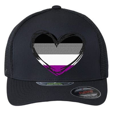 Asexual Pride Design Asexual Flexfit Unipanel Trucker Cap