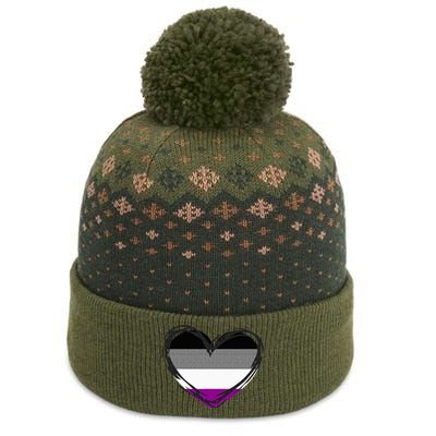 Asexual Pride Design Asexual The Baniff Cuffed Pom Beanie