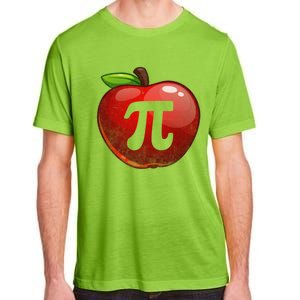 Apple Pi Day Great Gift Funny Math Nerd Pie Teacher 3 14 Gift Adult ChromaSoft Performance T-Shirt